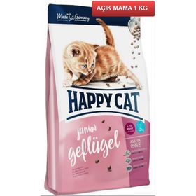 Happy Cat Junior Geflügel 1 kg Açık Yavru Kedi Maması
