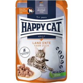 Happy Cat Ördekli Tahılsız Kısırlaştırılmış 85 gr Kedi Konservesi