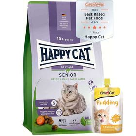 Happy Cat Senior Kuzu Etli 10 Yaş ve Üzeri Yaşlı 4 kg Kedi Maması