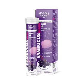 Happy Cure Sambucus Nigra Vitamin C Çinko 20 Efervesan Tablet
