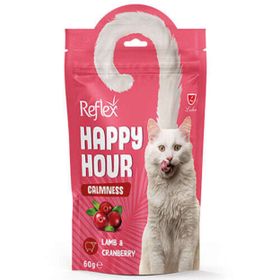 Happy Hour Calmnes Kuzu Eti ve Kızılcık Sakinleştirici 60 gr Kedi Ödülü