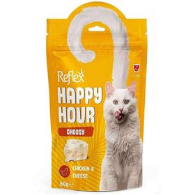 Happy Hour Choosy Tavuk Etli ve Peynir Seçici Kediler İçin 60 gr Kedi Ödülü