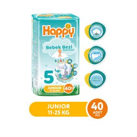 Happy No:5 Junior 40 Adet Bebek Bezi