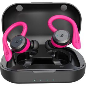 Happy World Shopping IPX7 Tws Pembe Uzun Çalma Süresi Bluetooth Kulaklık