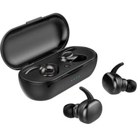Happy World Shopping Y30 Tws Siyah Kablosuz Kulaklık Bluetooth 5.0 Kulakiçi Gürültü Önleyici Stereo Müzik Kulak İçi Kulaklık