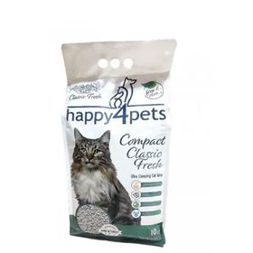 Happy4pets 10 lt Fresh Ferahlatıcı İnce Taneli Topaklaşan Kedi Kumu