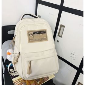 Happylifee 5003 Beyaz Kampüs Öğrenci Unisex Okul Çantası