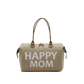 Happymom Bej Bebek Bakım Çantası