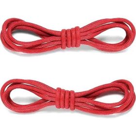 Hapshoe 60 cm Kırmızı Mumlu Klasik Ayakkabı Bağcığı