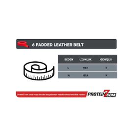 Harbinger 6 Padded Leather Ağırlık Kemeri