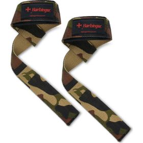 Harbinger Padded Cotton Camo Lifting Straps
