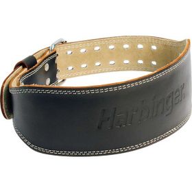 Harbinger Padded Leather Belt 4 inç Siyah Deri Ağırlık Kemeri