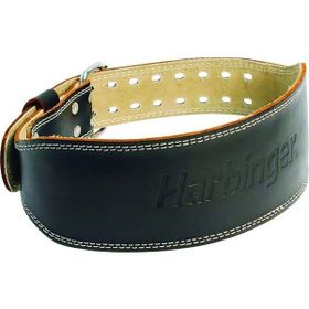 Harbinger Padded Leather Belt 4 inç Siyah Deri Ağırlık Kemeri