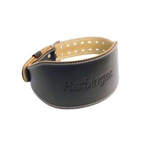 Harbinger Padded Leather Belt 6 inç Siyah Deri Ağırlık Kemeri