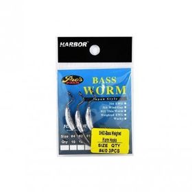 Harbor SH52 Bass Worm No:4/0 3 Pcs Jig Head İğne