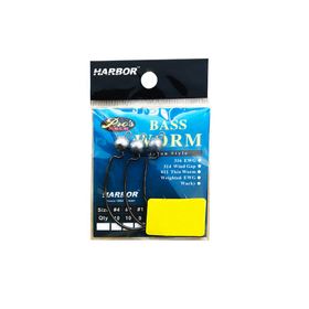 Harbor SH53 Bass Worm No:3/0 3 Pcs Jig Head İğne