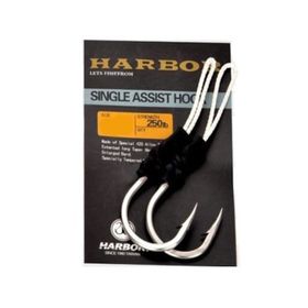Harbor Single Assist Hook No:13/0 2'li Paket Olta İğnesi