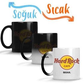 Hard Rock Cafe Seoul Sihirli Porselen Kupa