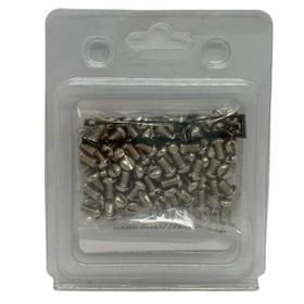 Hard Steel 140553 (SS-7080510-TP) Düz Makine Beyaz 100 Adet İğne Vidası