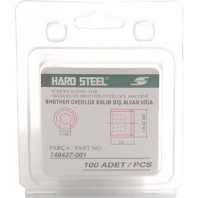 Hard Steel Brother 146427 100 Adet Overlok Alyan İğne Vidası
