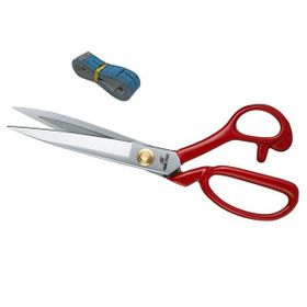Hard Steel Hs - 1084 Kırmızı Saplı Paslanmaz Çelik Somunlu 8 inç Makas