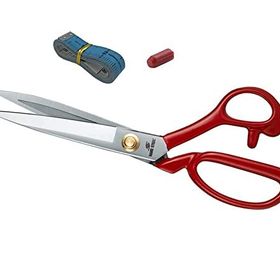 Hard Steel Hs - 1094 Kırmızı Saplı Paslanmaz Çelik Somunlu 9 inç Makas