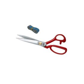 Hard Steel Hs - 1104 Kırmızı Saplı Paslanmaz Çelik Somunlu 10 inç Makas