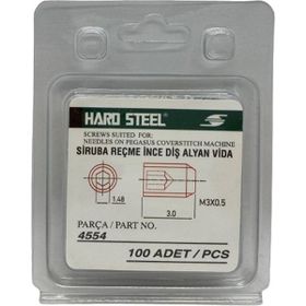 Hard Steel Pegasus 4554 100 Adet Reçme Alyan İğne Vidası