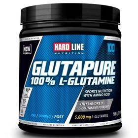 Hardline 100% L-Glutamine 500 gr Nutrition Glutapure