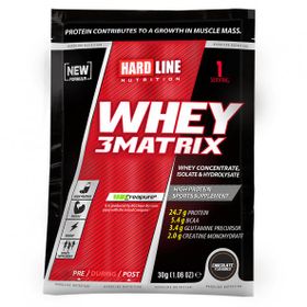 Hardline 30 gr 1 Adet Saşe Whey 3 Matrix Çikolatalı Protein Tozu