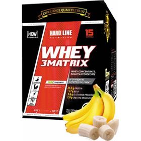 Hardline 30 Gr 15 Saşe Muz Whey 3Matrix