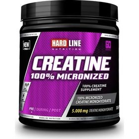 Hardline 5000 mg 300 gr Creatine 100% Micronized Amino Asit