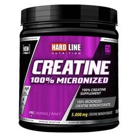 Hardline 5000 mg 300 gr Creatine 100% Micronized Amino Asit