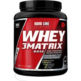 Hardline 908 gr 3 Matrix Base Sade Whey Protein Tozu