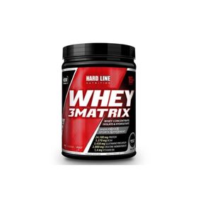 Hardline Nutrition Whey 3 Matrix 454 gr Protein Tozu