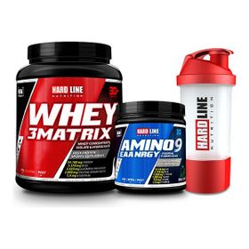 Hardline Nutrition Whey 3 Matrix 908 gr Çilekli Protein Tozu