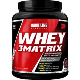 Hardline Nutrition Whey 3 Matrix 908 gr Çilekli Protein Tozu