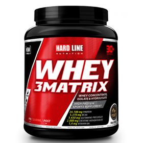 Hardline Nutrition Whey 3 Matrix 908 gr Çilekli Protein Tozu