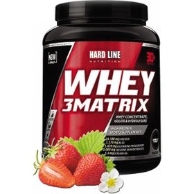 Hardline Nutrition Whey 3 Matrix 908 gr Çilekli Protein Tozu