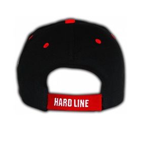 Hardline Siyah-Kırmızı Amerikan Beyzbol Şapka