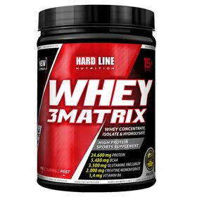Hardline Whey 3 Matrix 15x454 gr Çikolatalı Protein Tozu