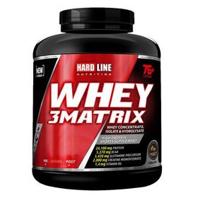 Hardline Whey 3 Matrix 2300 gr 76 Servis Çikolatalı Protein Tozu