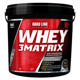 Hardline Whey 3 Matrix 4000 gr Çikolatalı