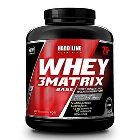 Hardline Whey 3 Matrix Base 2300 gr Çikolatalı Protein Tozu