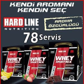Hardline Whey 3Matrix 30 gr 78 Adet Protein Tozu