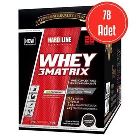 Hardline Whey 3Matrix 30 gr 78 Adet Protein Tozu