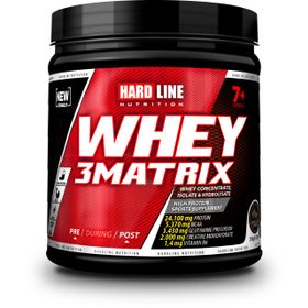 Hardline Whey 3Matrix Çikolata Aromalı 210 gr Protein Tozu