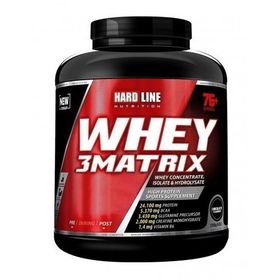 Hardline Whey 3Matrix Çilek Aromalı 2300 gr Protein Tozu