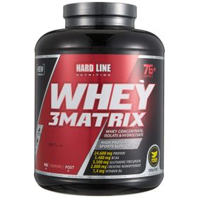 Hardline Whey 3Matrix Çilek Aromalı 2300 gr Protein Tozu