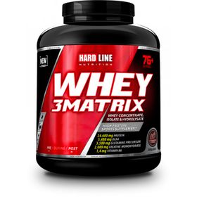 Hardline Whey 3Matrix Çilek Aromalı 2300 gr Protein Tozu